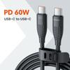 Toocki 100W USB C To Type C Cable Fast Charging Charger Cable Data Cord For iPhone 15 Macbook Huawei Xiaomi POCO Samsung Cable