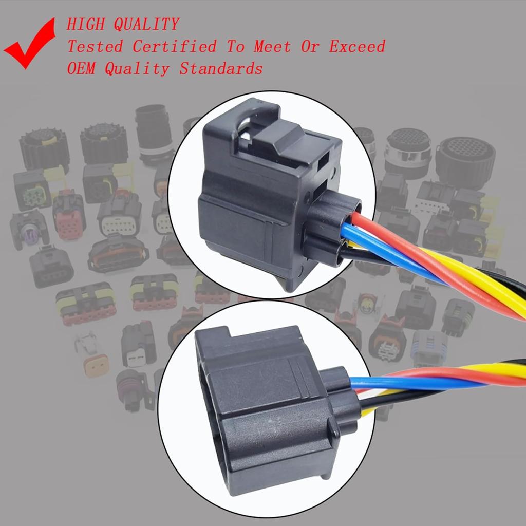 1PCS A/C Pressure Sensor Switch Transducer Harness Connector Plug 5072138AA Fits 2003-2007 Replacement for Dodge Ram 1500 2500 3500 2002-2004