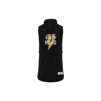 Project Black Adam Project Rock Solid Color Printed Letter Drawstring Hooded Sports Casual Sleeveless Vest Men Vest 1377748-001