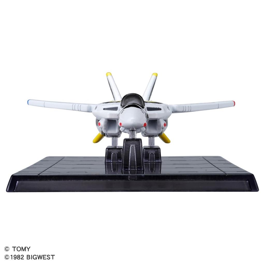 TAKARA TOMY Tomica Premium Unlimited Super Dimension Fortress Macross Valkyrie Miniature Car Toy for Ages 6 and Up VF-1S (Roy Focker's)