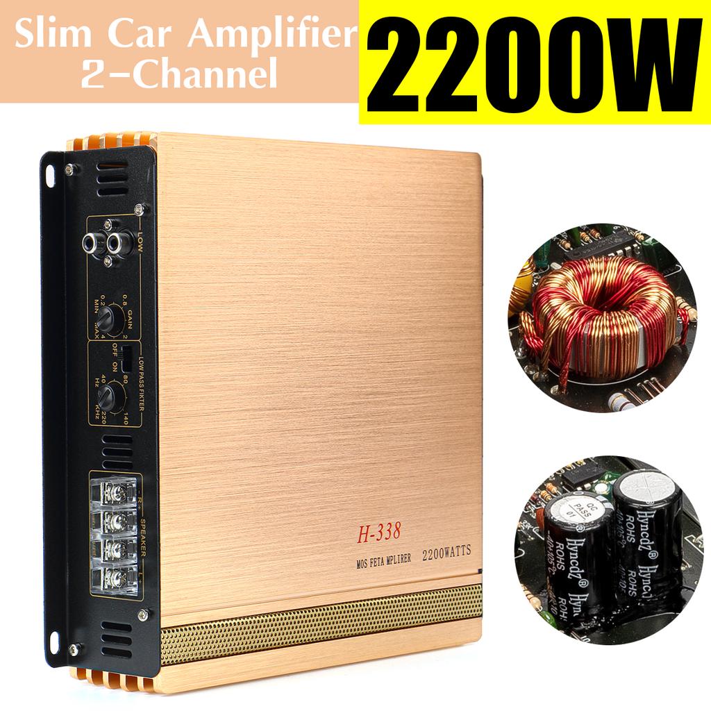 Buy 2200W DC 12V Class A/B Slim Design 
