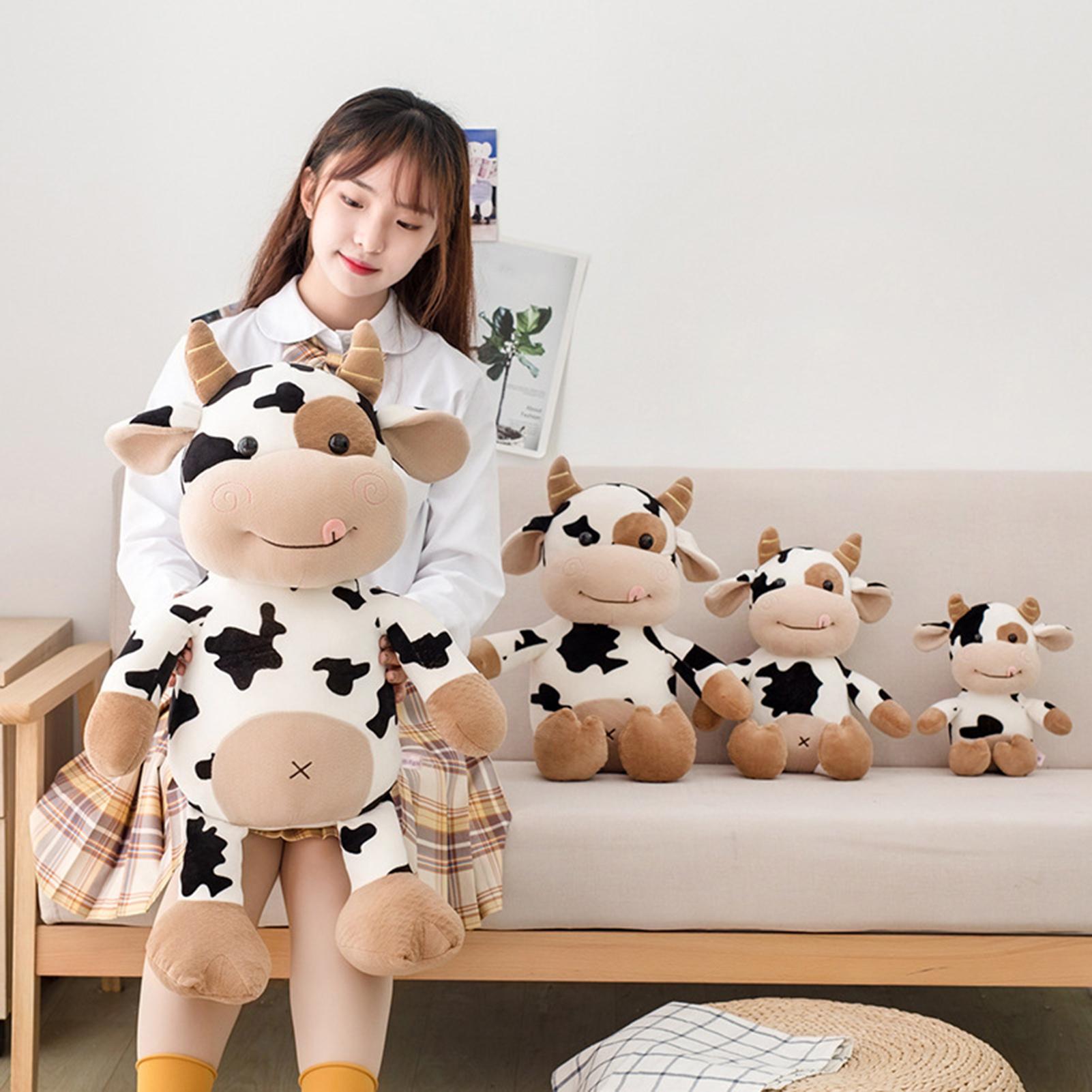 Jouet en Peluche de Vache de Haute qualité, Animal Mignon, Poupée de Veau de Dessin animé, Matériau de Remplissage Doux, Taille 30cm/11,8 Pouces, Cadeau pour Enfants, Temps de Jeu (40cm Jouet en Peluche de Vache de Haute qualité, Animal Mignon, Poupée de Veau de Dessin animé, Matériau de Remplissage Doux, Taille 30cm/11,8 Pouces, Cadeau pour Enfants, Temps de Jeu (40cm