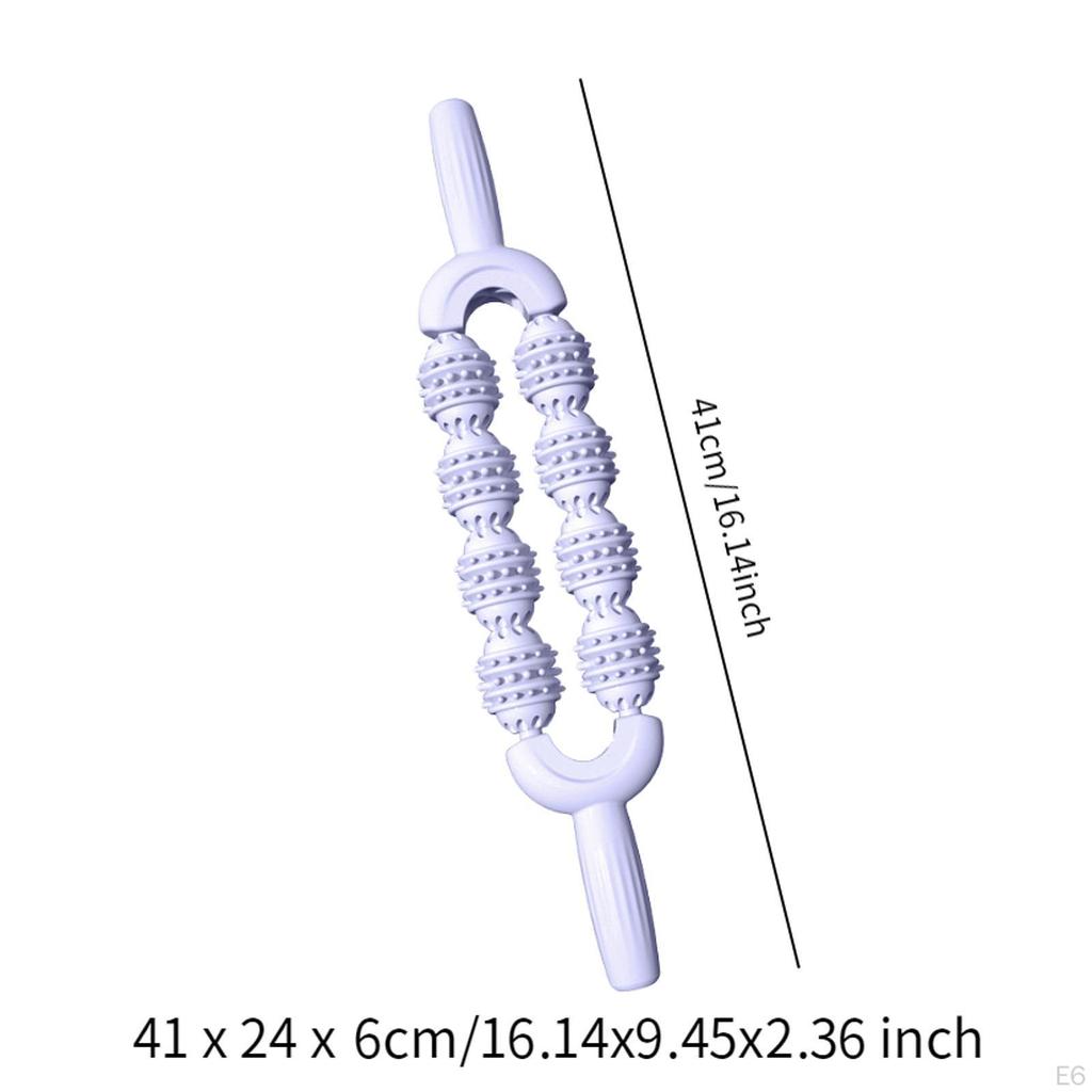 Massage Roller Stick Equipment 41cm Long Training Yoga Column Muscle Massager Tools for Neck Sports