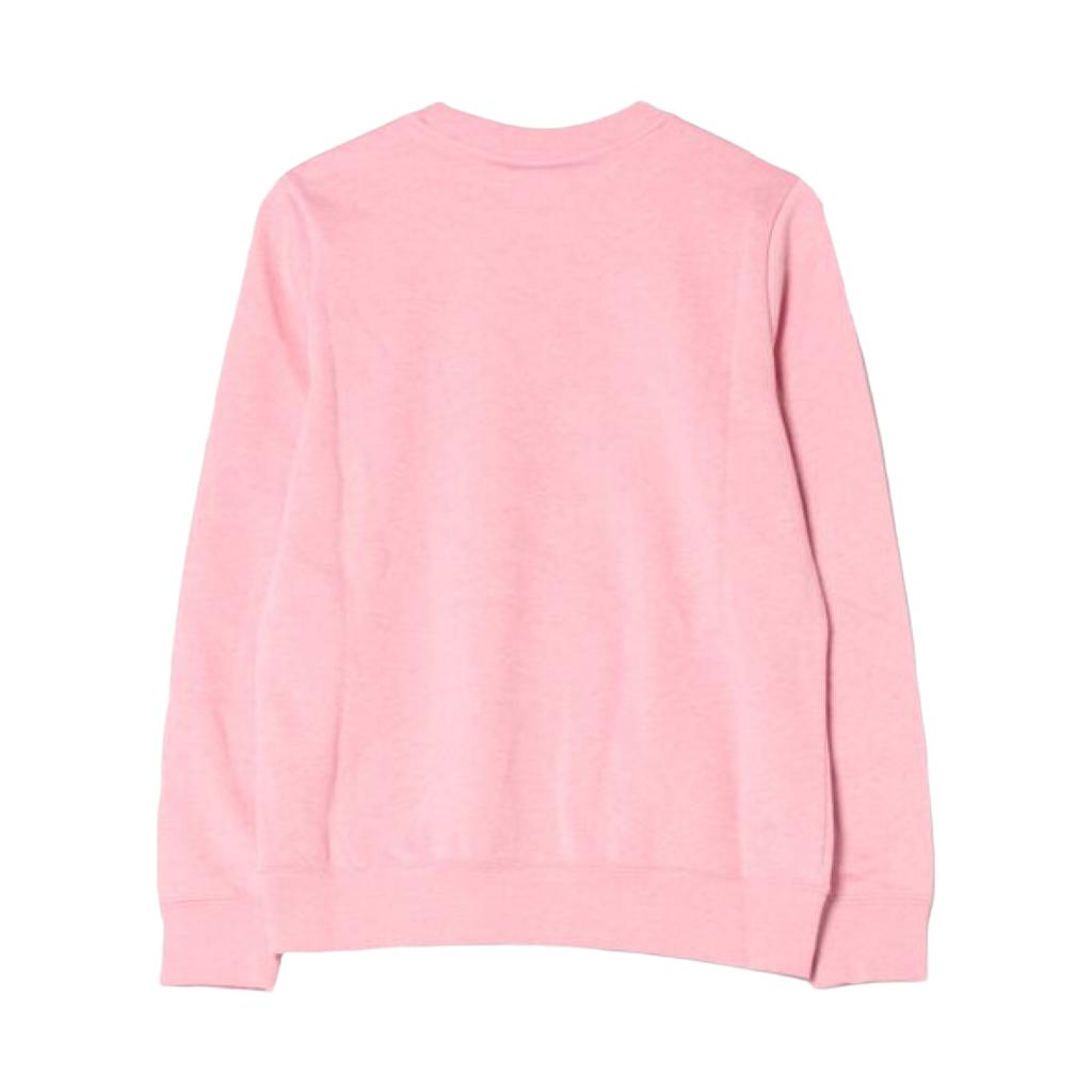 Nike Sportswear Club SS25 Fleece Logo Letter Crew Neck Long Sleeve Sweatshirt Women sweatshirt Element-Pink Stone-Flower HJ0981-699