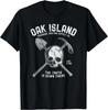 Oak Island Vintage Totenkopf Templer Schatzsuche T-Shirt