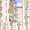 Suction Cup Animal Shaped Wind Chime Delightful Sound Entry Reminder Bell Pendant  Home Decor