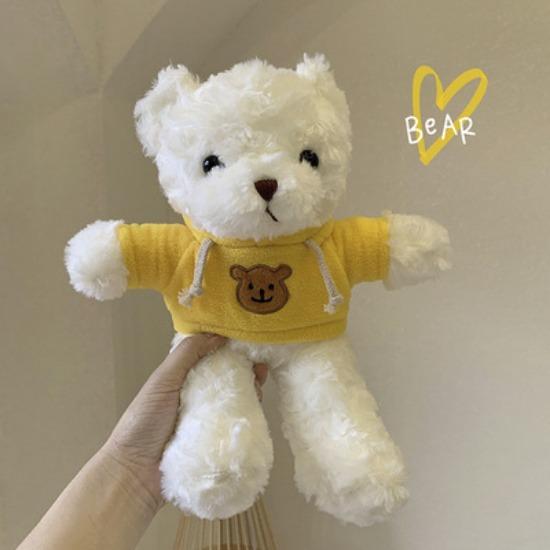 Ins Plush Teddy Bear Doll Sweatshirt Bear Doll Sleep Hug Bear Boy and Girl Toy Birthday Gift