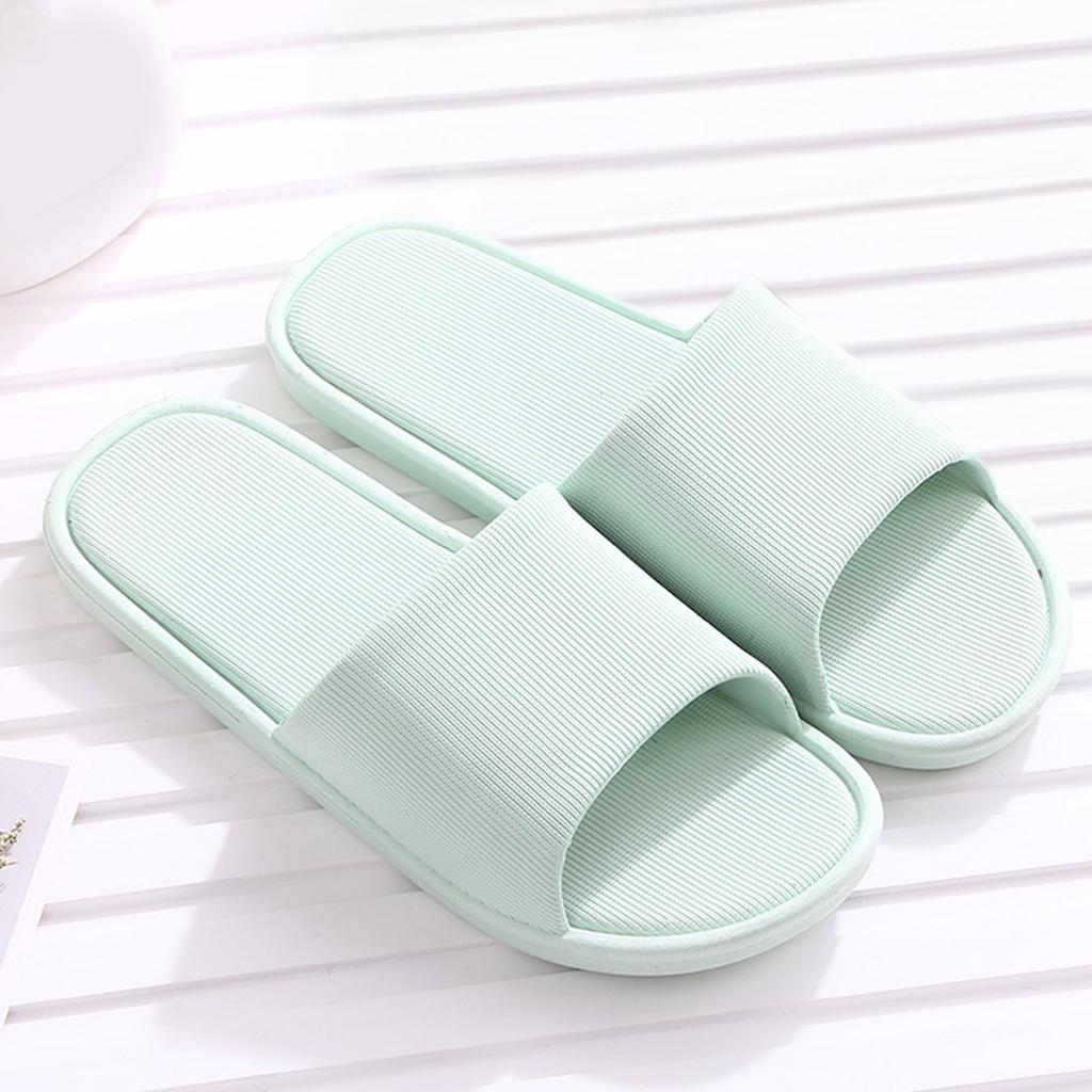Women Couple Shoes Solid Color Non Slip Open Toe Slippers Summer Slippers Women Size 9 1/2 Women Slipper Socks With Grippers
