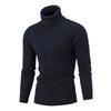 Men S Slim Fit High Neck Pullover Knit Sweater