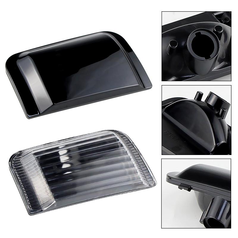 2PCS No Bulbs Automotive Side Puddle Light Shells For Peugeot Boxer Fiat Ducato Ram Promaster Citroen Jumper Relay 2006-2019