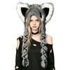 Cappello Animale Peluche con Pannelli Auricolari Spessi, Forma Morbida Senza Visiera e Design Pieghevole per Campeggio e Passeggiate all'Aperto