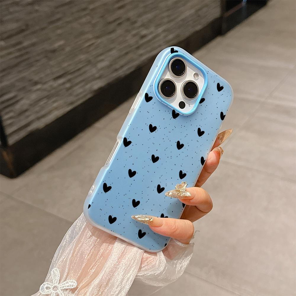 Etui z Kropkami Serce Kokardka Dla Honor 400 Lite Pro 90 Lite 5G X9D X7B X9B Magic 6 Lite Matowe 2 w 1 Galaretkowe Pokrowiec