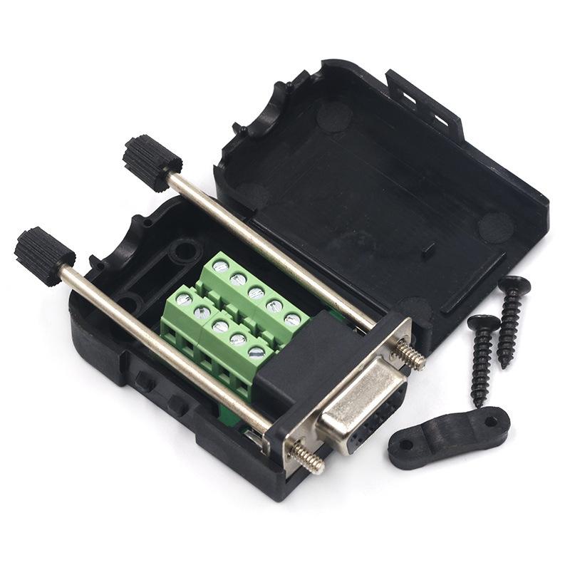 Db9 Serielle Com-Übertragung Lötterminals Ohne Lötung Rs232 Stecker mit Rückseitiger Schraube DIY