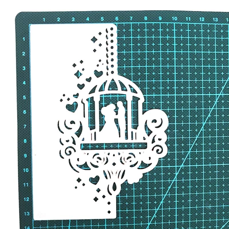 Couple Wedding Metal Cutting Dies DIY Craft Carbon Steel Embossing Template Stencil Scrapbooking for Card Die Cuts Mold
