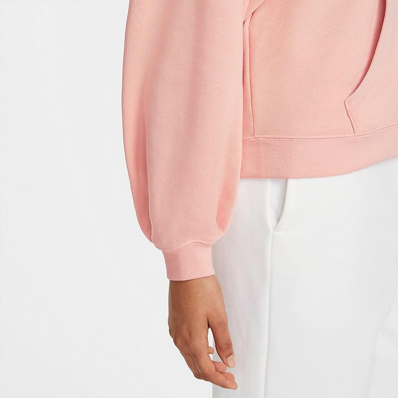 Nike Solid Color Logo Embroidered Casual Sports Hoodie Women hoodies Pink CK8448-800