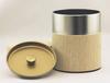 Kotodo Takahashi Seisakusho Wooden Nuku Mori Tea Caddy, Flat, 200g, Oak