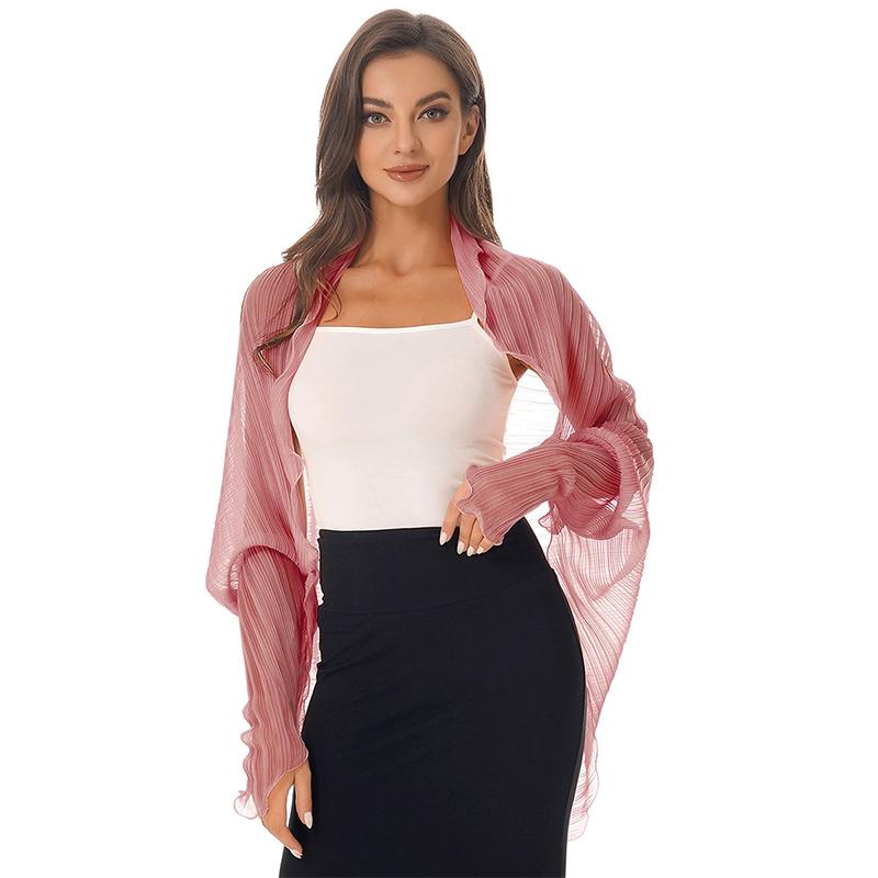 Shawls Summer Beach Sexy Women Fashion Solid Chiffon Smock Bikini Cover Up Loose Blouse Sunscreen Comfortable Poncho