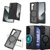 Semi Transparent Magnetic Drop Proof Bumper Mobile Phone Back Cover Compatible with Samsung Galaxy Z Fold 7 6 8 Wide