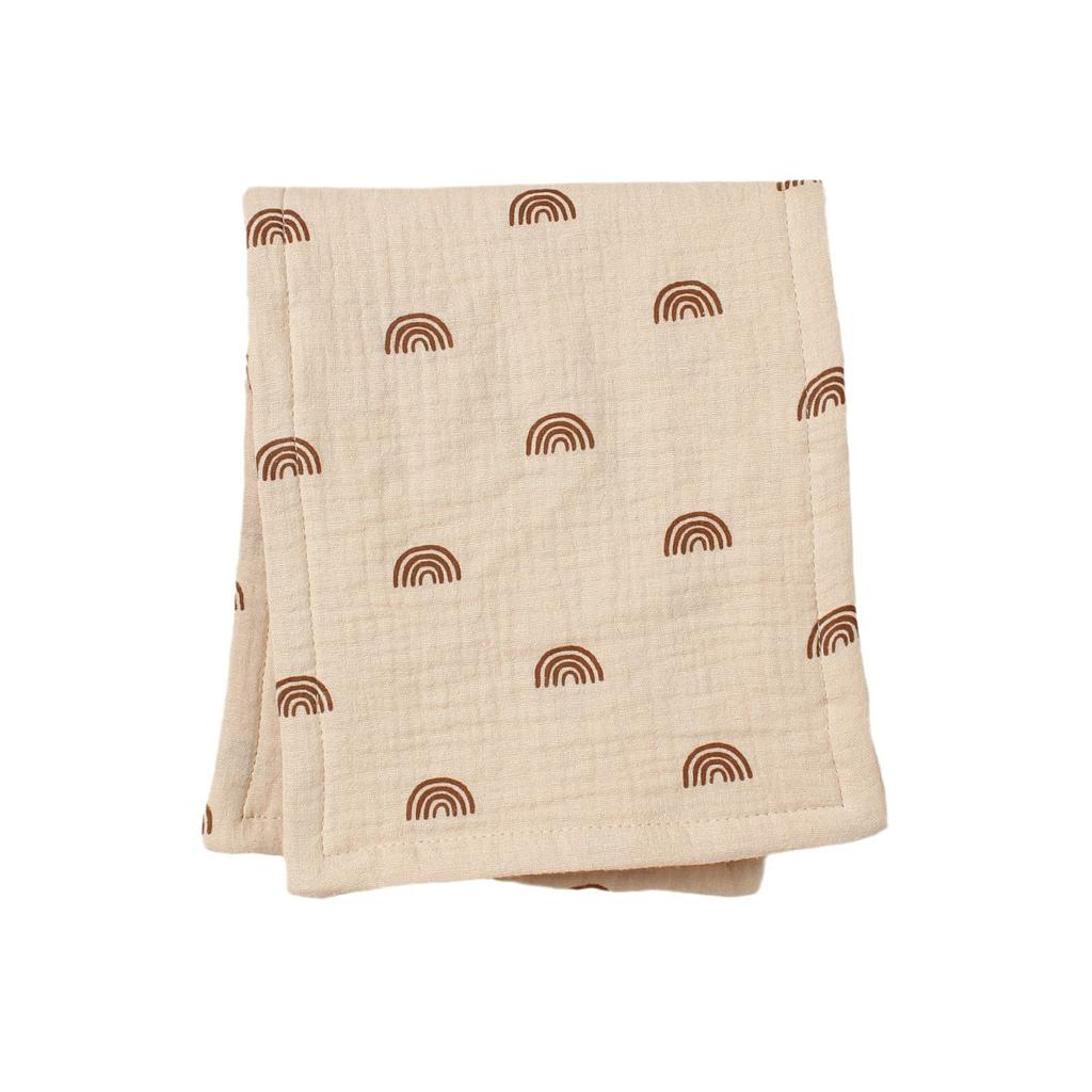Cotton Crepe Baby Feeding Burp Towel 6 Layers Thickened Back Towel Baby Soothing Sweat Towel