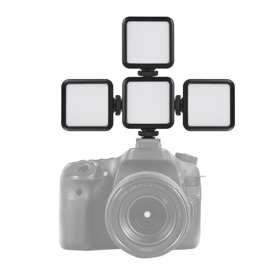 Pocket Led Light Mini Video Lampe Fotografi Lys 5600K Fargetemperatur med 25stk Beads 3 Cold