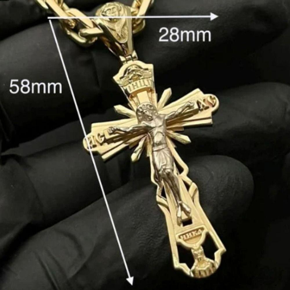 Jewelry Accessories Pendant Necklace Personalized Chain Necklace Creative Gift Cross Necklace