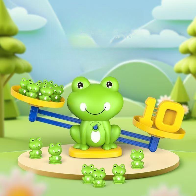 Frog Digial Blancne Puzle Dvelopment Congtve Lgoal Tinking Taning Eany Education Cilren'S Toy