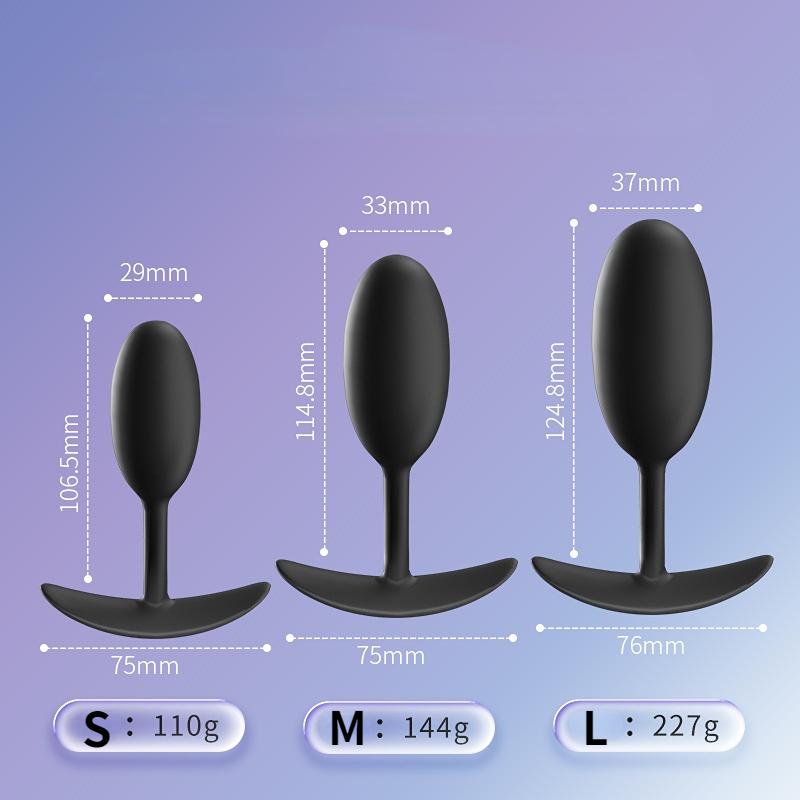 Backyard Gravity Anal Plugs Built-in Steel Balls Sex Toys Anal Dilator Masturbation Sex Toys Prostate Massager Adult Products