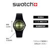 Swatch LEAFY LINE Monthly Drops Watch, SO32B117, Black