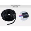 Tubo Corrugato Flessibile Isolato in Polietilene Nero Tubo Flessibile Tubo 7/10/13/15/21/25mm Diametro Canalina per Cavi Tubo Flessibile Plastico Divisibile 10m