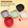 Square Air Fryer Silicone Tray Non-stick Air Fryer Mat Gifts Oven Trays