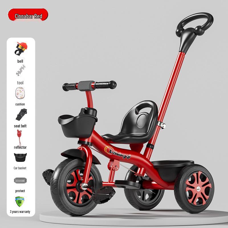 Children's Tricycle & Stroller: Infant Toddler Pedal and Walker
