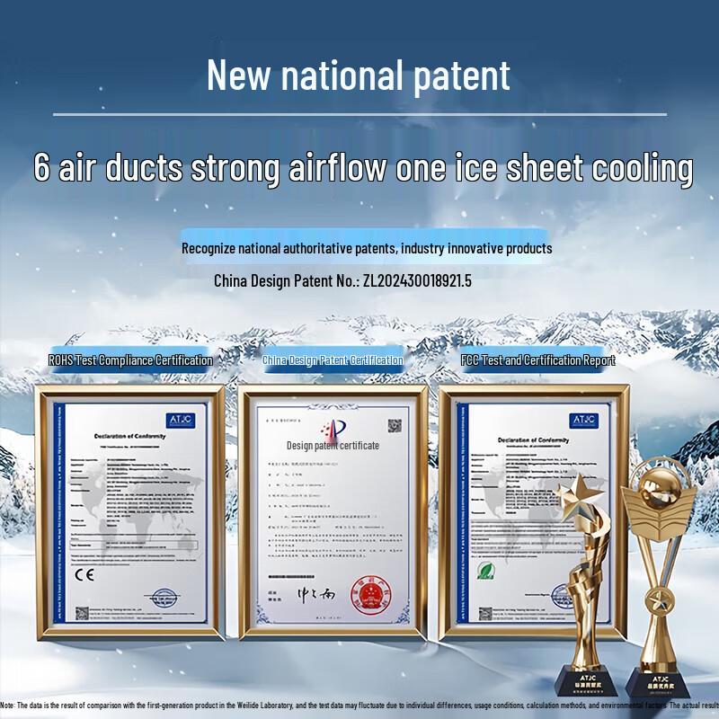 VENIDER Portable Bladeless Neck Cooling Fan