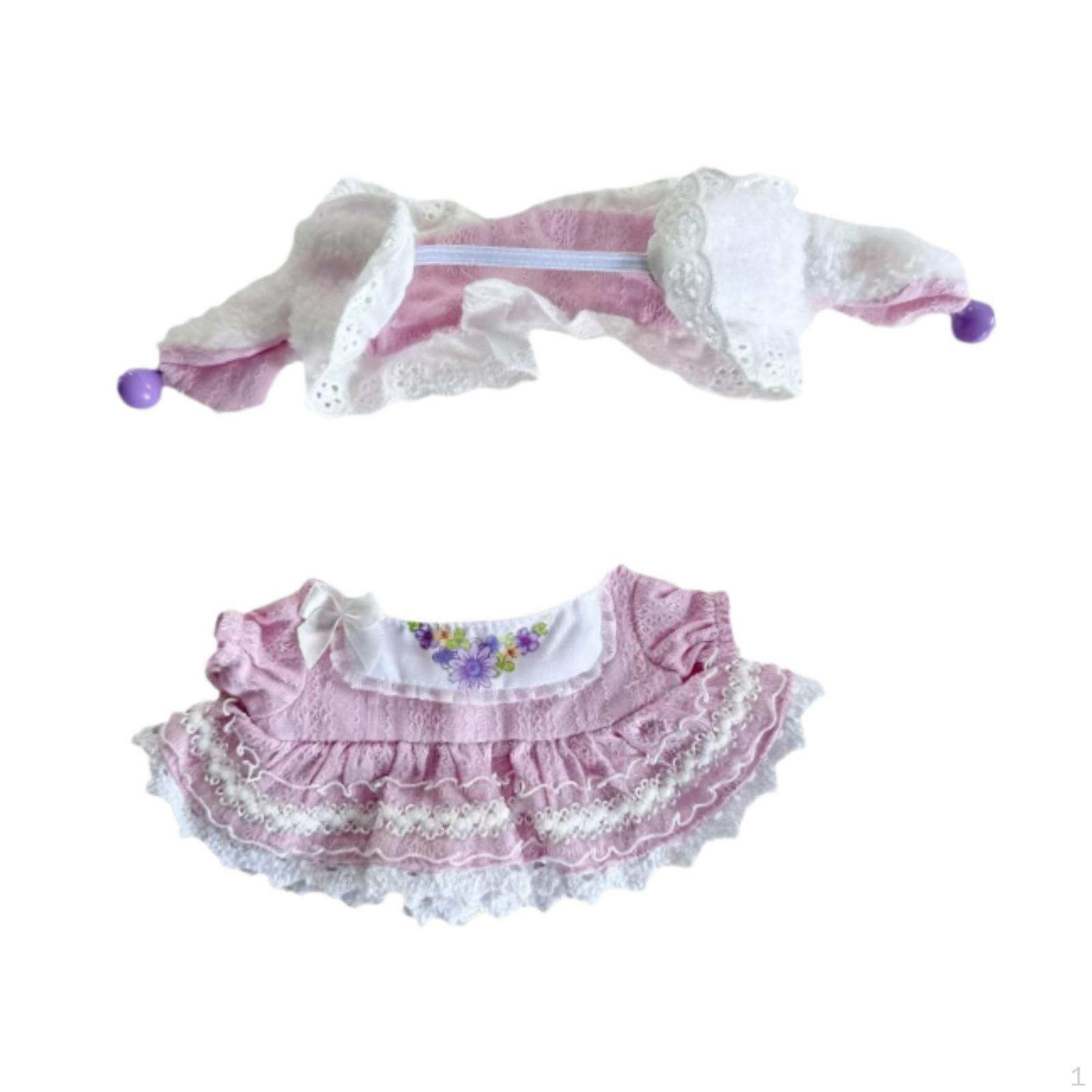 

20cm Doll Dress up Photo Props for Little Girls Gift Accessories Clothing Imagination