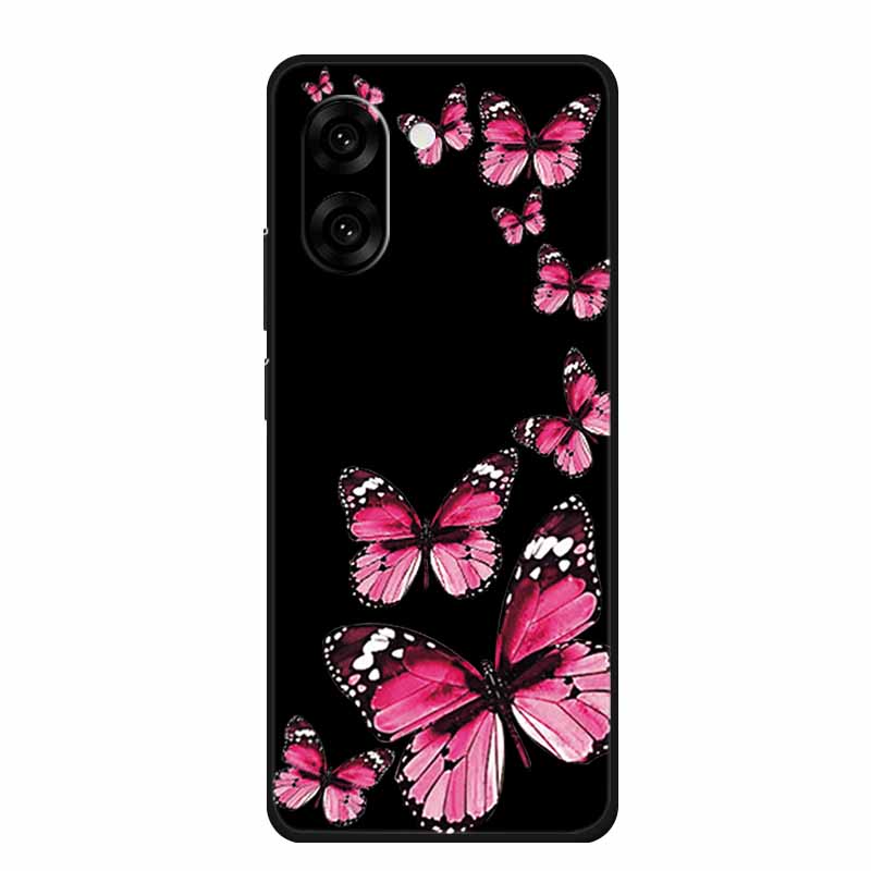 Black Silicone Case For OnePlus Nord CE5 Case One Plus Nord CE 5 Cartoon Cat Soft Back Cover For OnePlus Ace 5 Racing Phone Case