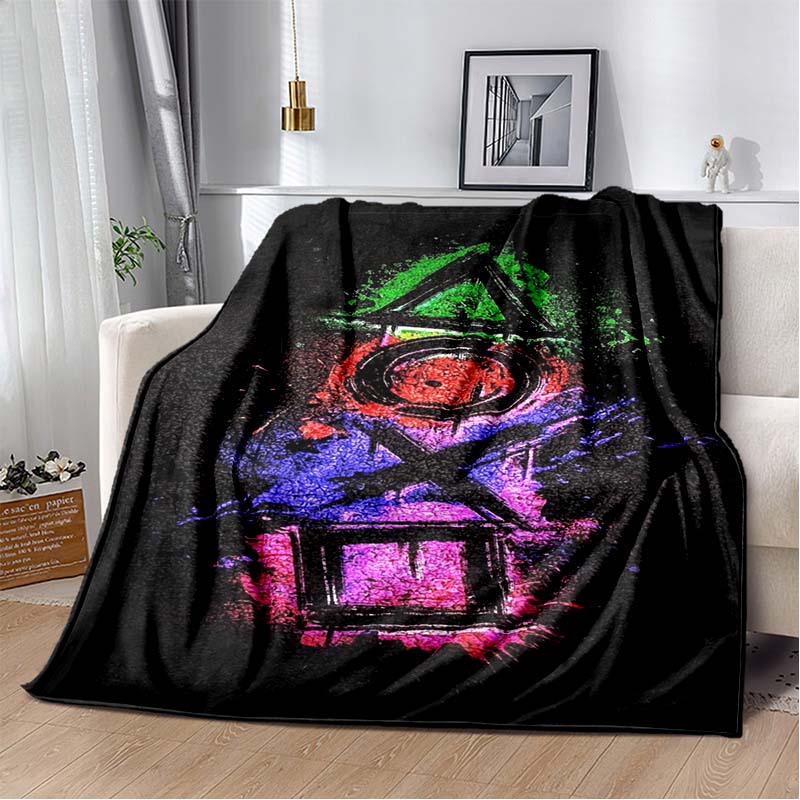 Gaming Flannel Blanket Gamer Gamepad Throw Blanket 3D Print Ultra Soft Home Decor Comfortable Bedding For Sofa Bed Couch Travel