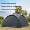 ZISIZ Outdoor 2-in-1 Camping Tent & Tarp Dome