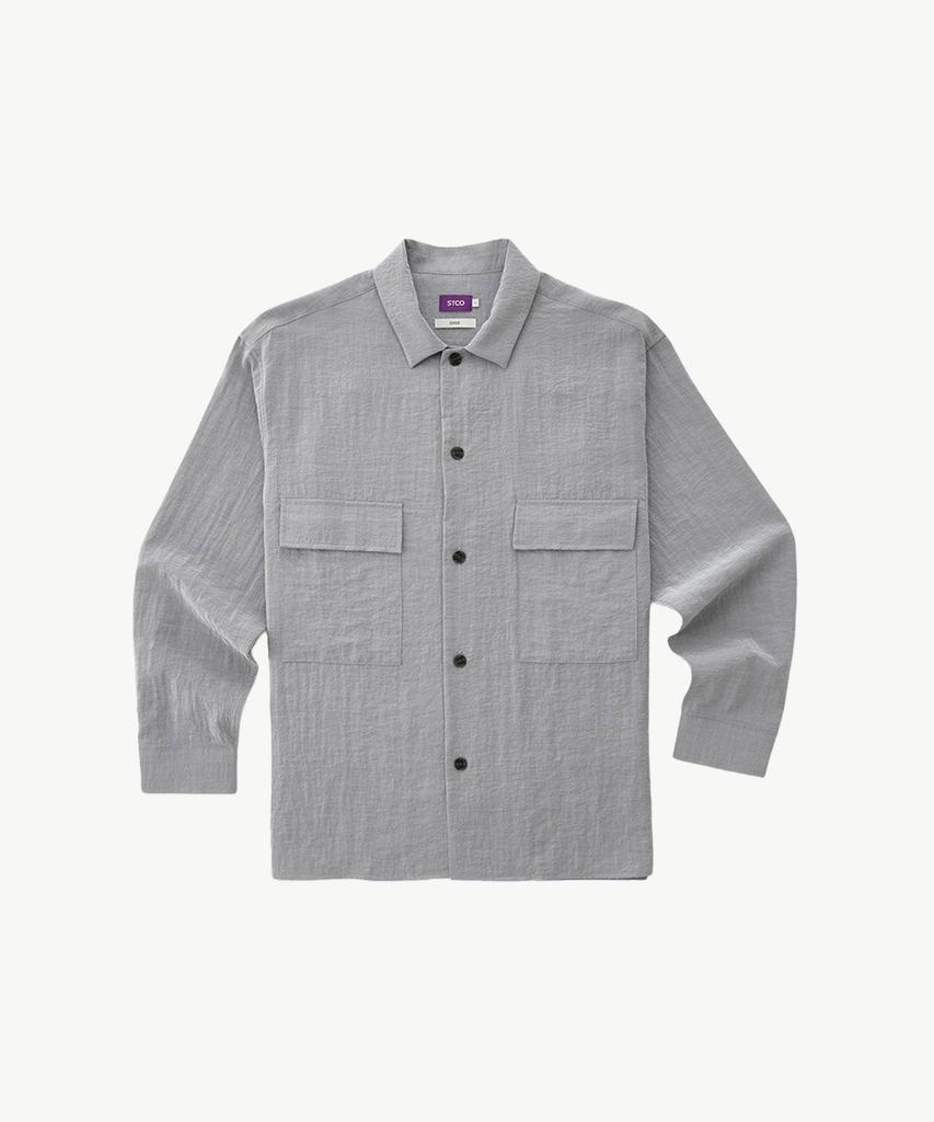 STCO Nylon Outer Shirt Gray (Oversized)_Sdsua86Osg