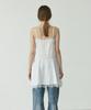 Linte Satin Lace Dress White
