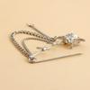 Fashion Creative Pins Tassel Personality Commuter 1pc Elegant Festival Gifts Women Star And Crescent Fashion Clothing Pendants Accessories Brooches