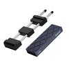 Large Whetstone Stand, 2-Piece Set, Stainless Steel Universal Whetstone Stand, Adjustable, for Knife Sharpening Stones, Non-Slip Fixed Base