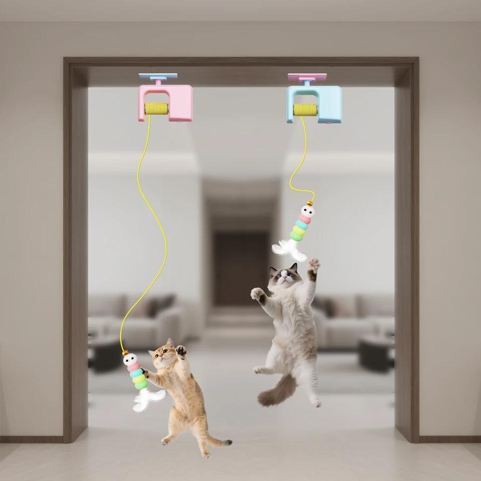 Electric Smart Door Hanging Toy Cat Toy Self-entertainment and Fun Cat Amusement Artifact