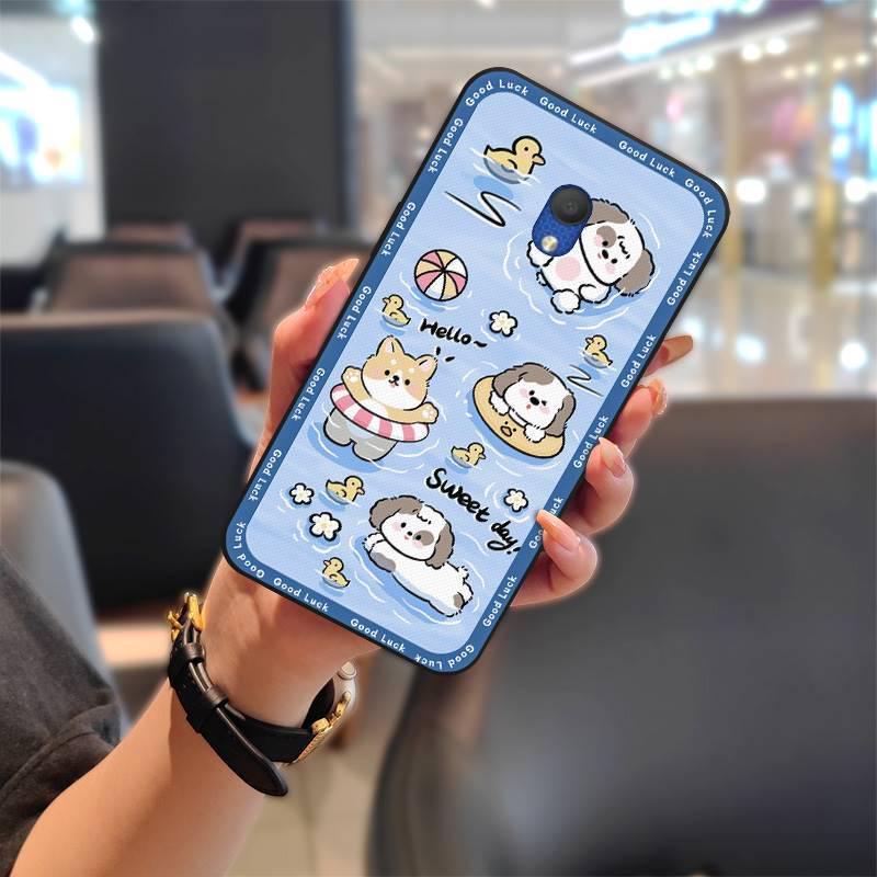 Alcatel Silicone Phone Case: Solid Color, Anime Design, Luxury Style, Heat Dissipation, Full Coverage.