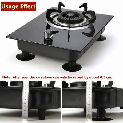 Universal Gas Stove Foot Mat Suction Cup Wear-Resistant Trampoline Leg Caps Replacement Silent Gas Stove Non-slip Pad
