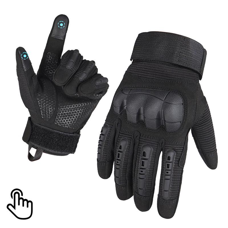 Outdoor Cycling Hard Shell Touchscreen Gloves