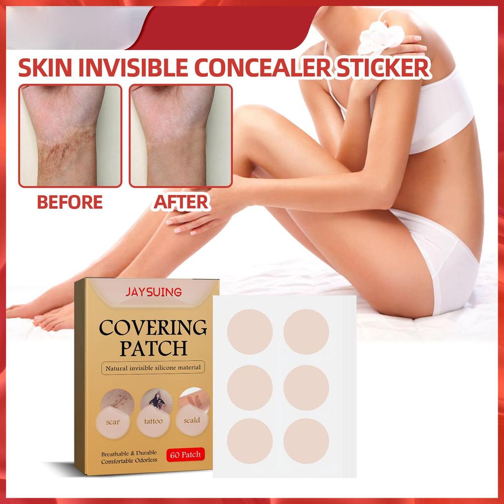 Scar Cover Sticker Scars Tattoos Birthmarks Tape Invisible Body Spot Patch Blemishes Concealer B0T6