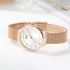 Women'S Simple Temperament Niche Quartz Watch Ultra-Thin Mesh Strap Watch Fashion
