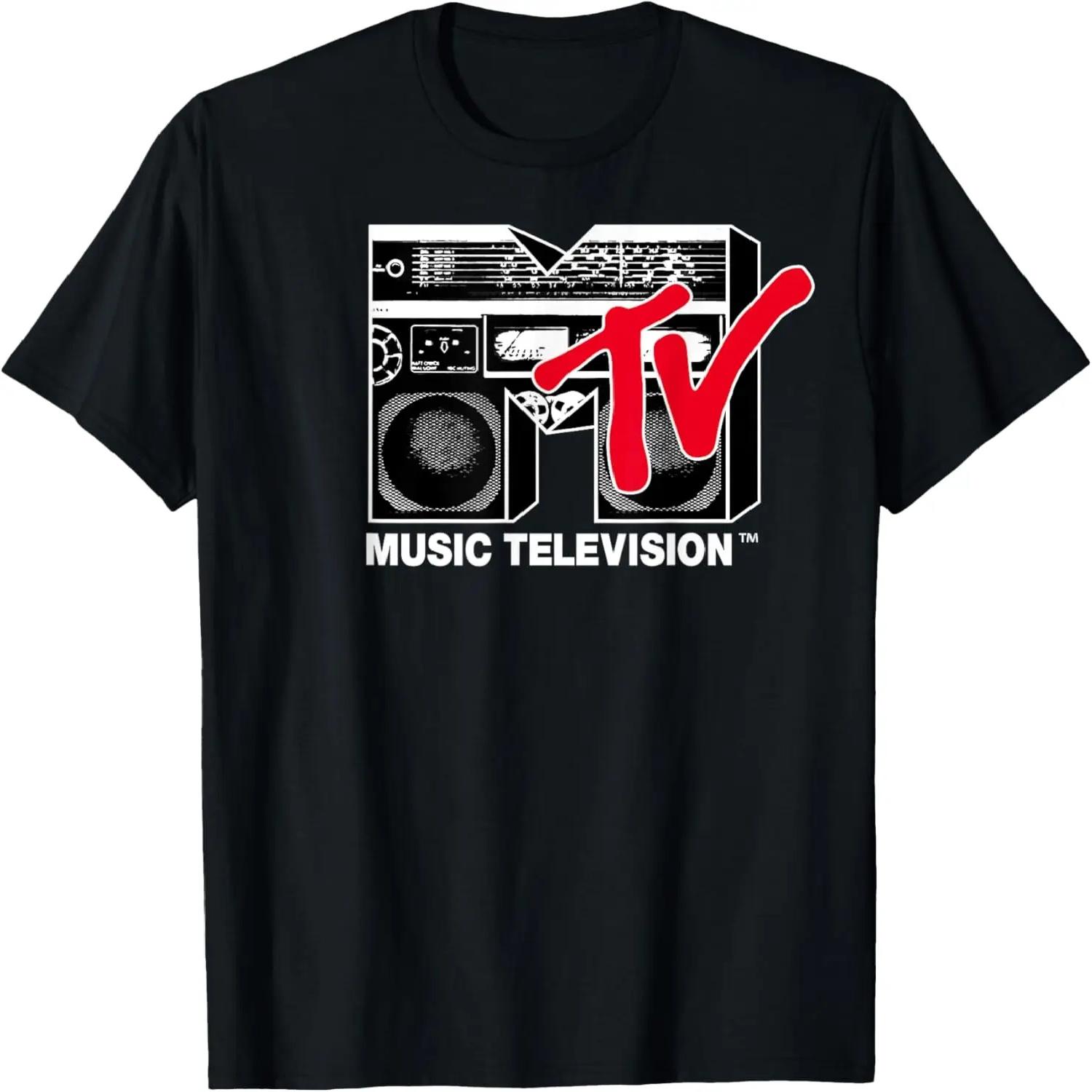 

MTV Logo Red Boombox Graphic T-Shirt T-Shirt S чёрный