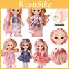 1/12 6.6in Bjd Princess Dolls Cute Moveable Joints Kids Birthday Gift