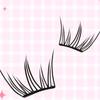 Black Color DIY Fake Lash Natural Style False Eyelashes New Lash Extensions  for Idol Girls