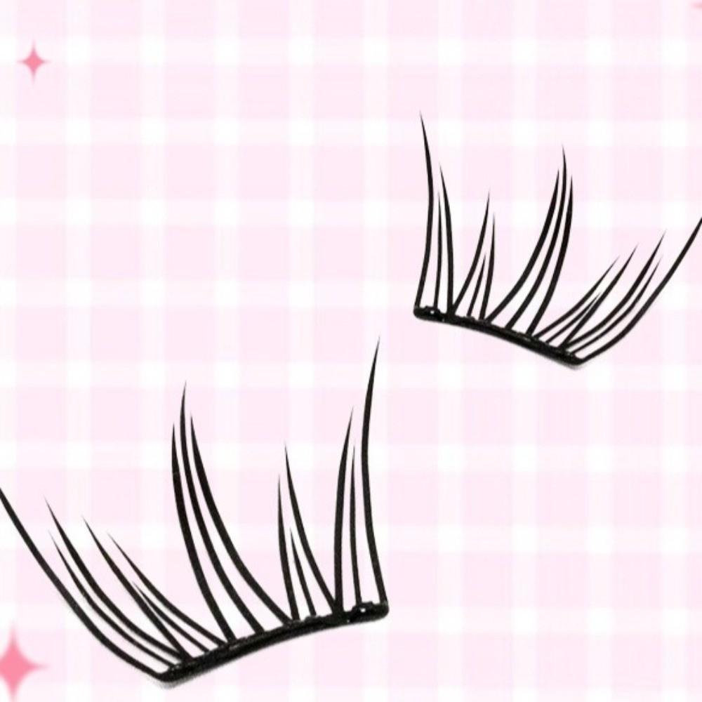 Black Color DIY Fake Lash Natural Style False Eyelashes New Lash Extensions for Idol Girls